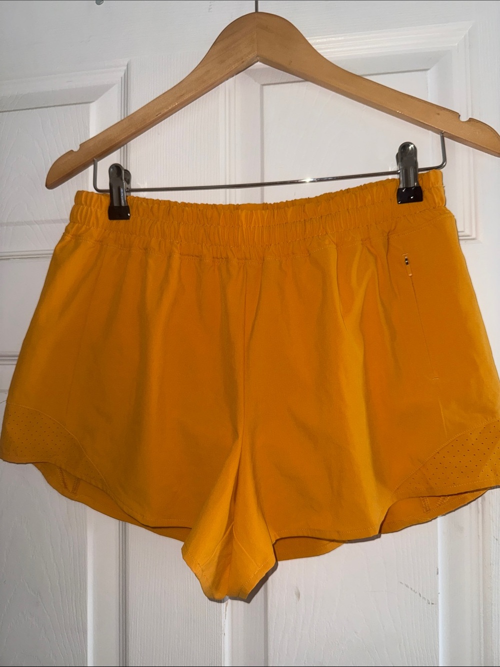 CALIA golden orange Athletic Shorts with Elastic Waist